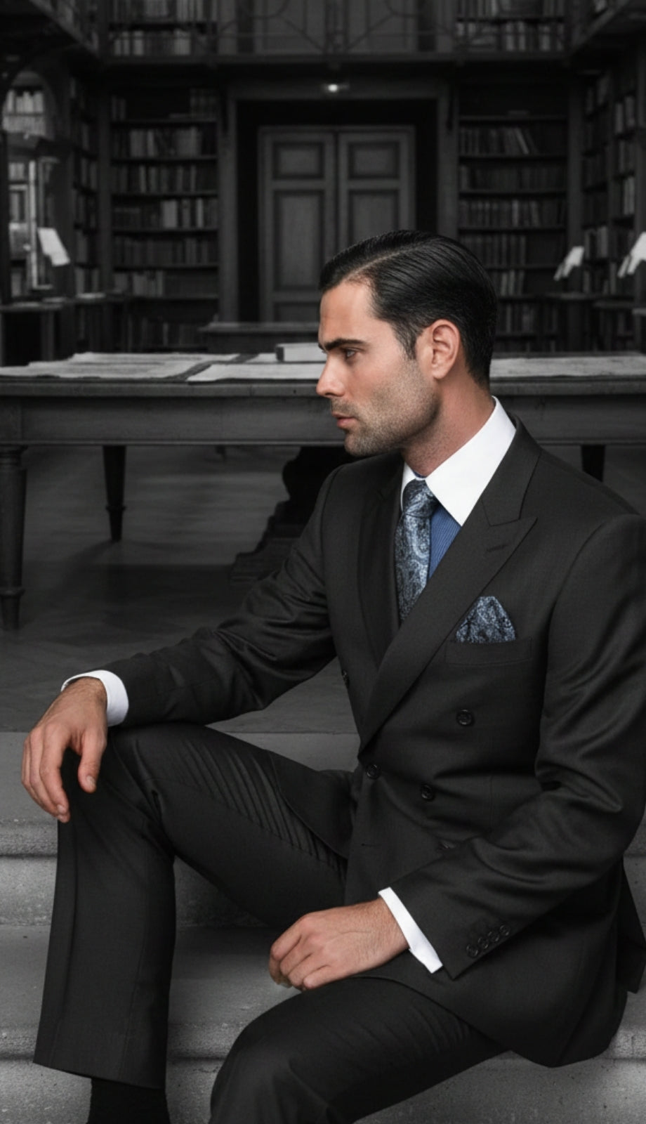 Statement  SD-100-H.CH Mens Suit