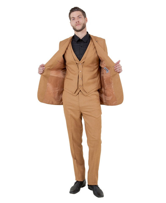 Stacy Adams SM156H1-Coffee Mens Suit