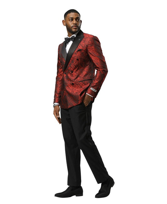 Stacy Adams SMJ825H1-03-RED Mens Jacket