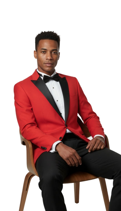 Vinci T-2FF-RE Mens Tuxedo