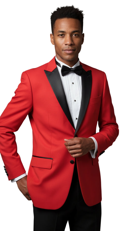 Vinci T-2FF-RE Mens Tuxedo
