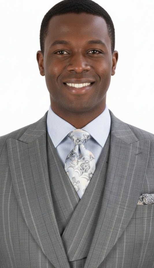 Iconic T-512-GRY Mens Church Suit