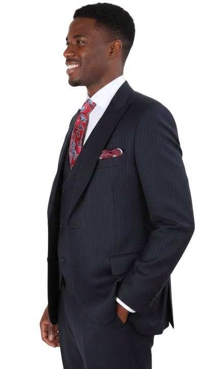 Iconic T-611-NVY Mens Suit