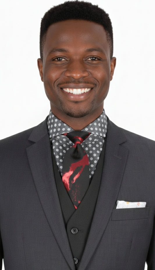 Iconic T-617-BLK Mens Church Suit