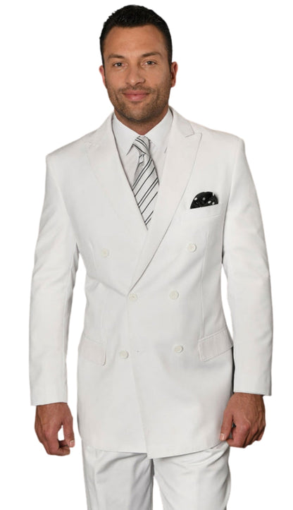 Statement  TZD-100-WH Mens Suit