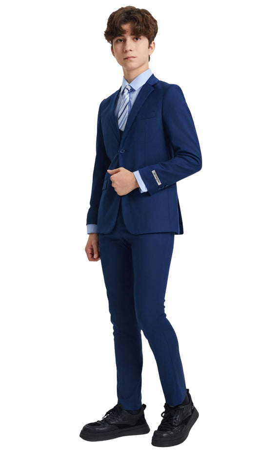 Stacy Adams SB282-05-INDIGO Boys Suit