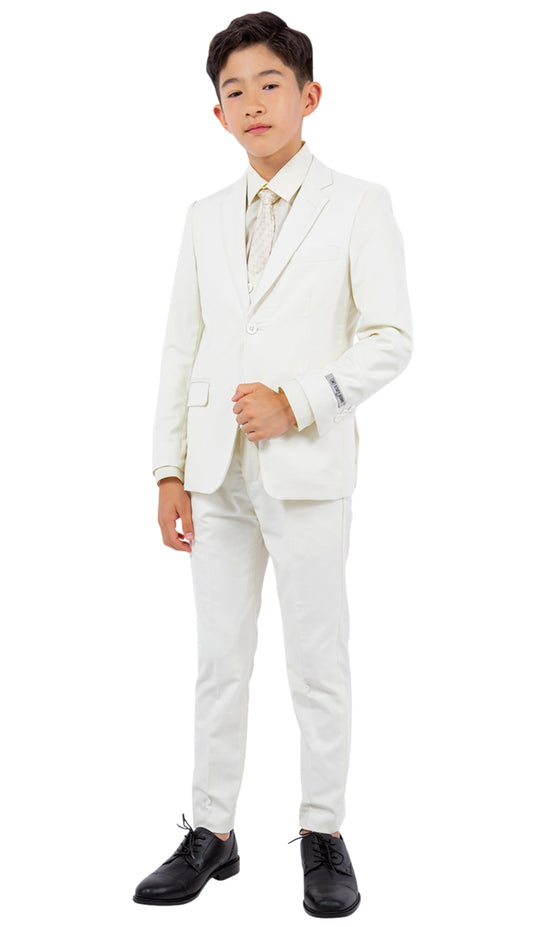 Stacy Adams SB282-14-IVORY Boys Suit