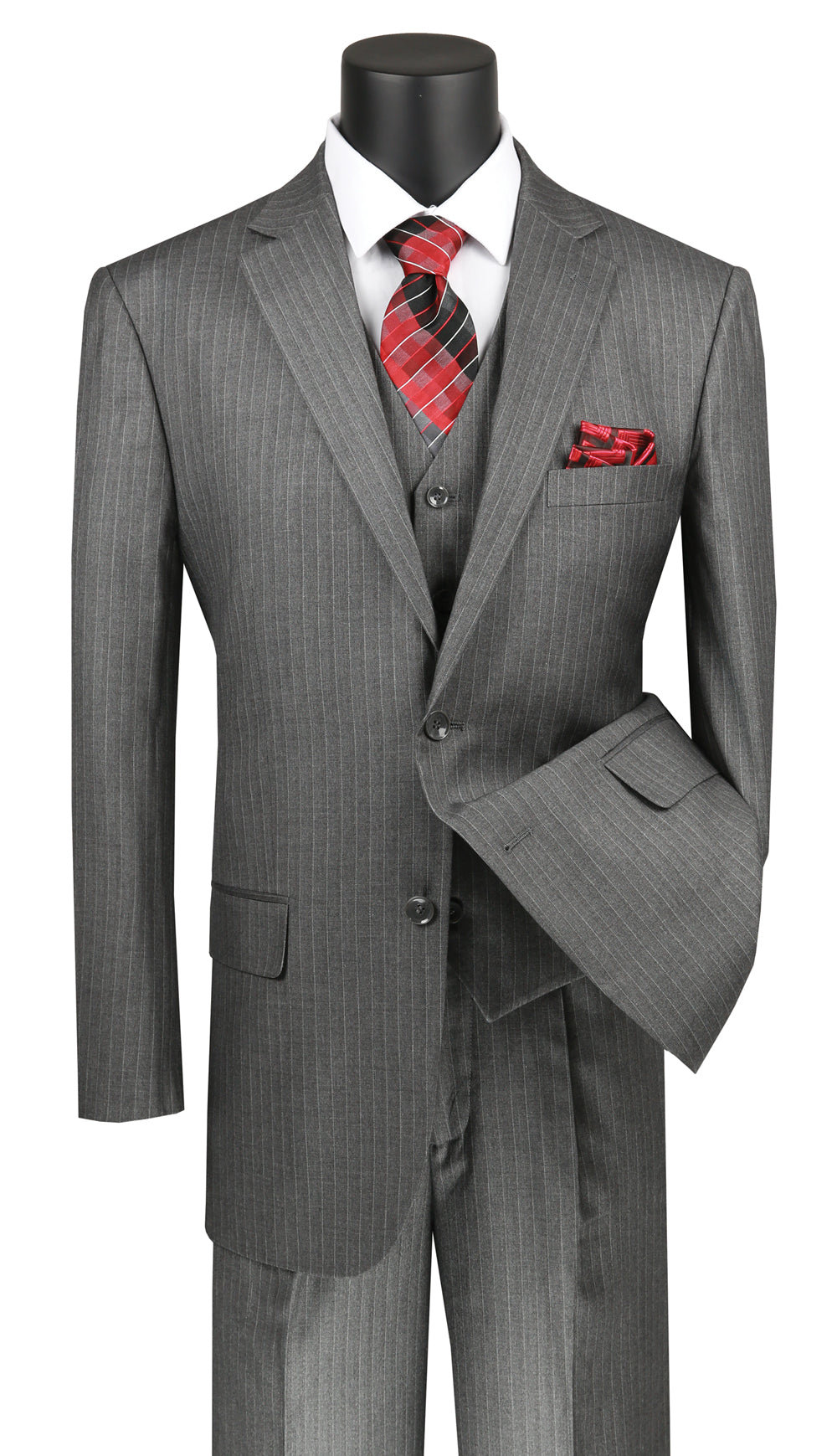 Vinci  V2RS-7-MG  Mens Suit