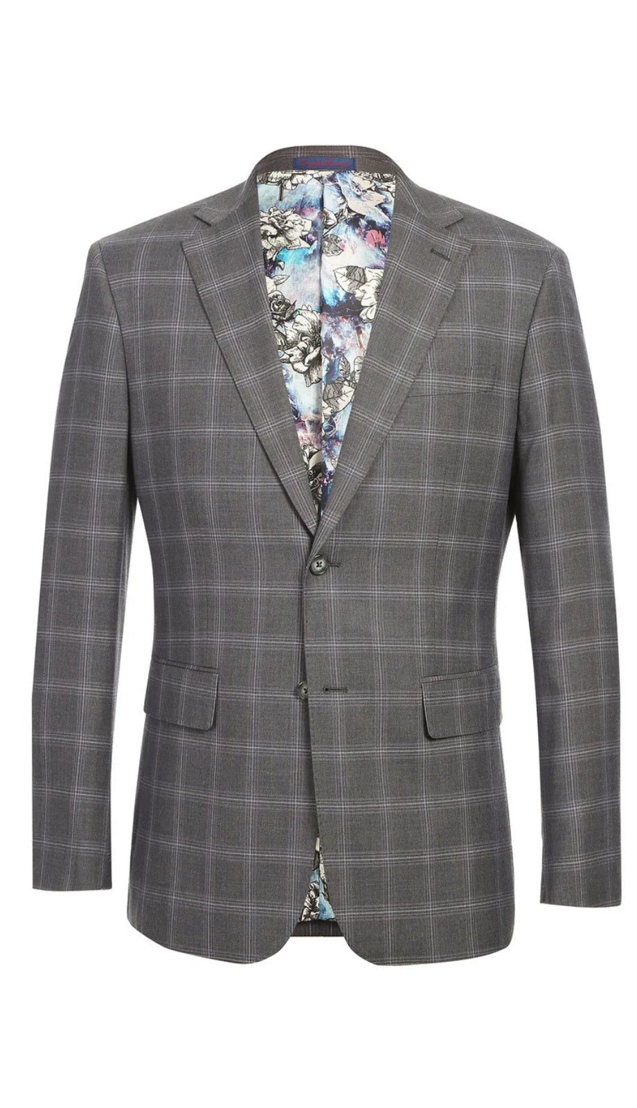 Renoir Men's Suit 12-55-095EL-GRY ( Check Suit )