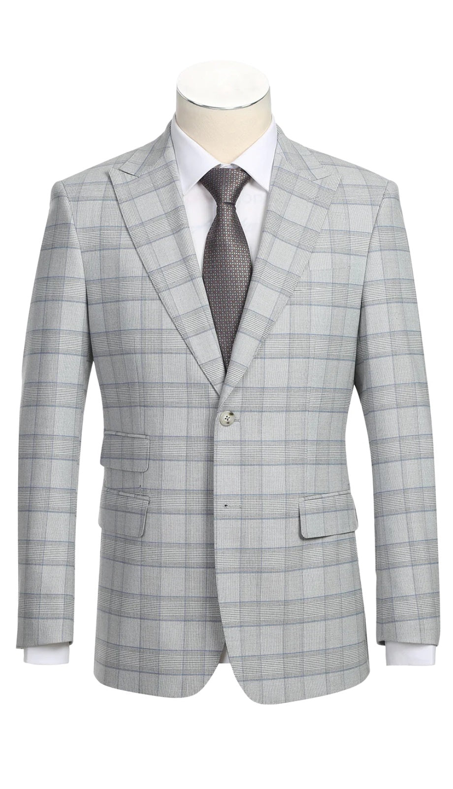 English Laundry Mens Suit 12-66-092EL-LG ( Check Suit )