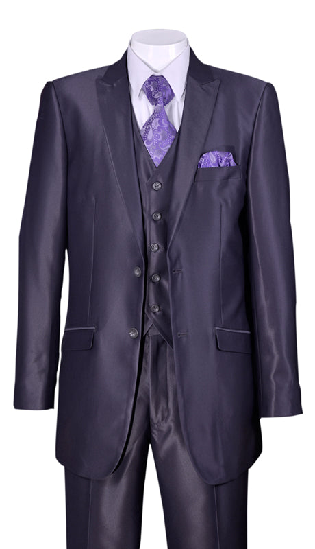 Milano Moda 5702V2-GR Mens Suit