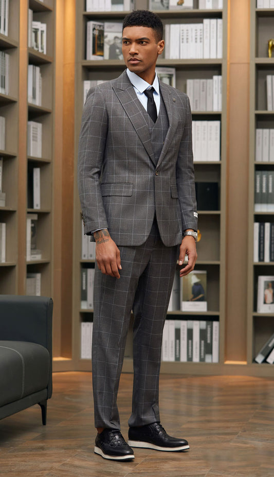Stacy Adams SM146H1-GRN Mens Suit