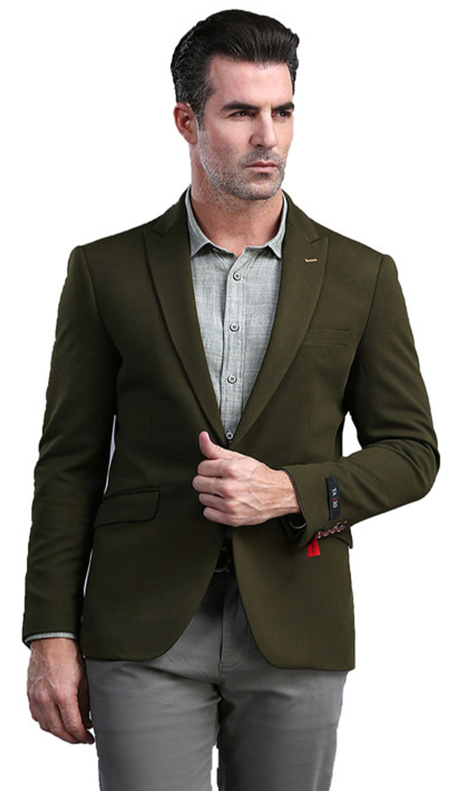 Tazzio MJ300SK-GRN Mens Jacket