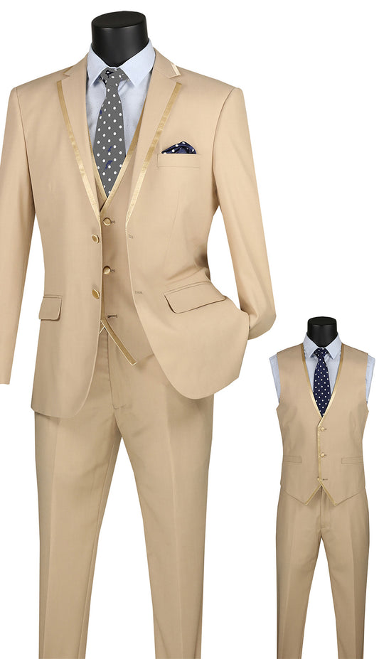 Vinci  SV2T-8-BE  Mens Suit