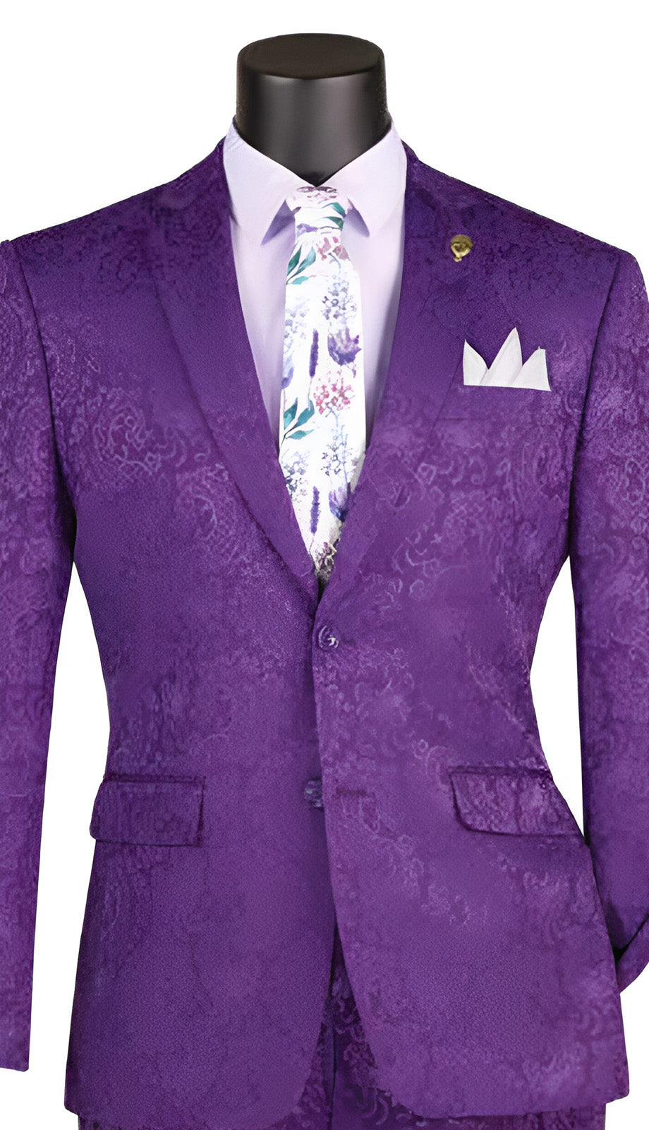 Vinci S2F-1-PUR Mens Suit