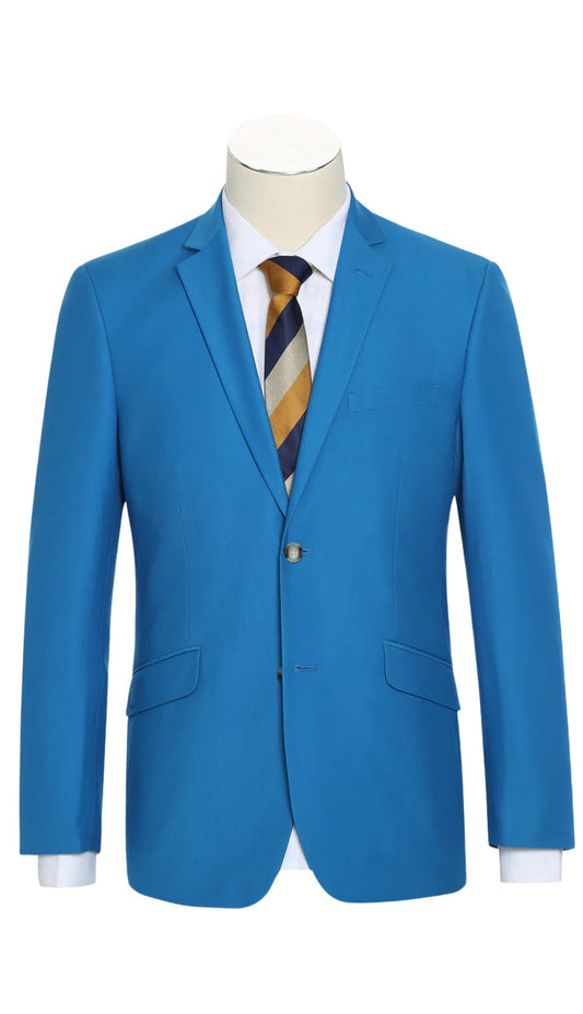 Renoir Mens Suit 201-55-BLU