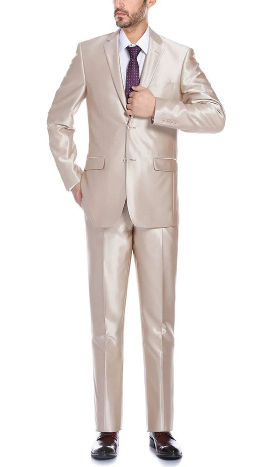 Renoir Men's Suit 207-3-BEIGE