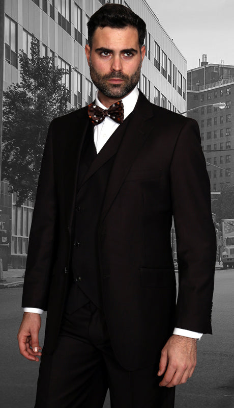 Statement  Messina-BRN Mens Suit