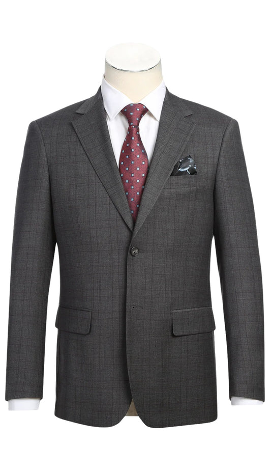 Renoir Men's Suit 293-47-GRY (New Slim Fit Suits)