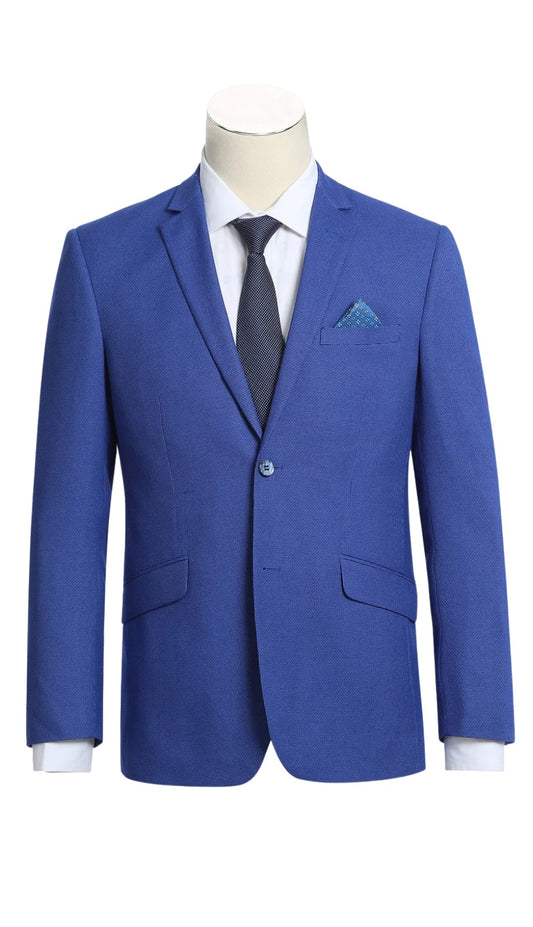 Renoir 294-14-BLU-PUR Mens Blazer