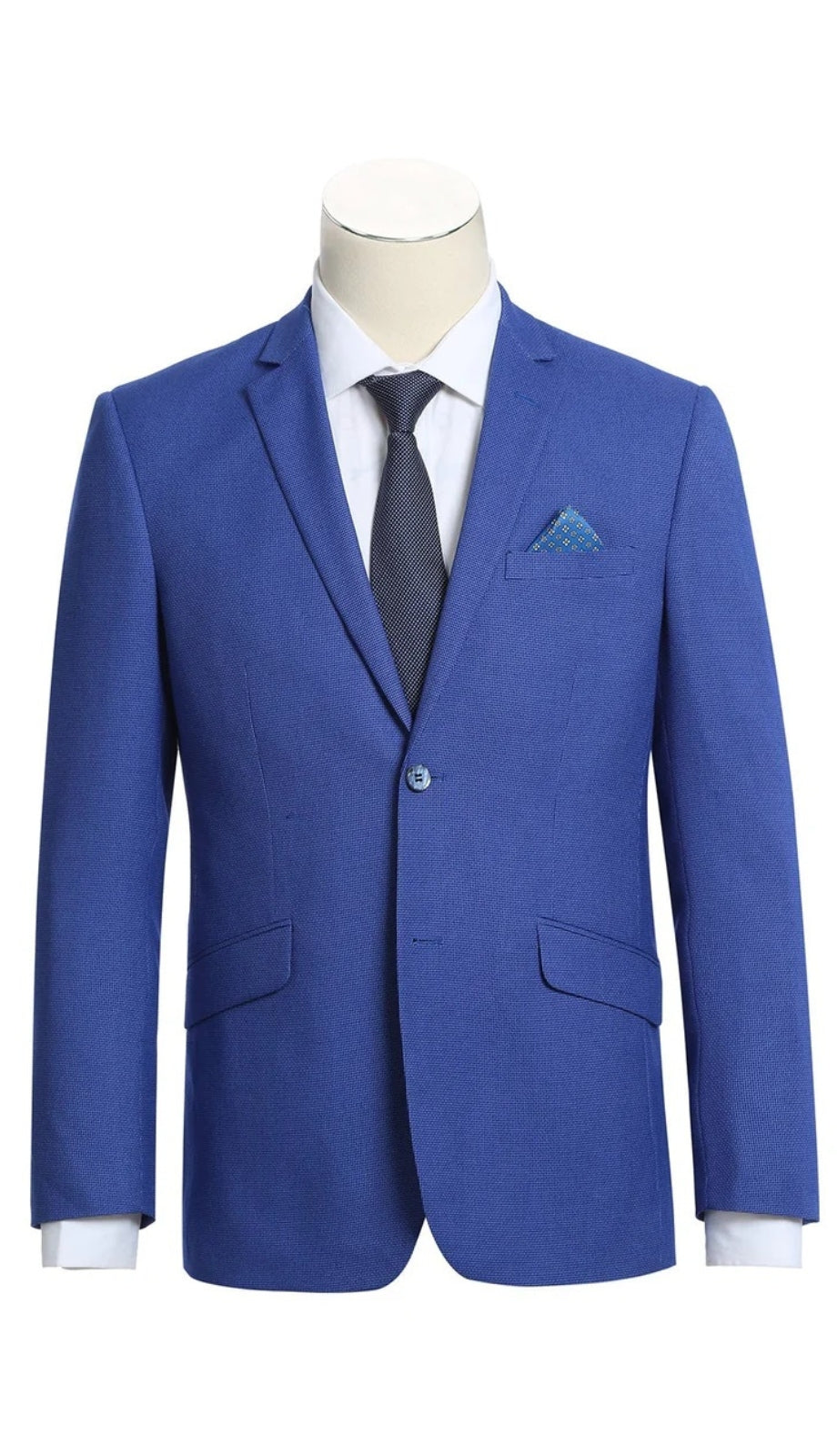 Renoir 294-14-BLU-PUR Mens Blazer