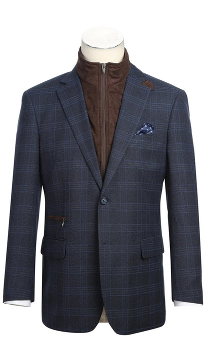 Renoir 294-34-BLUE Mens Blazer