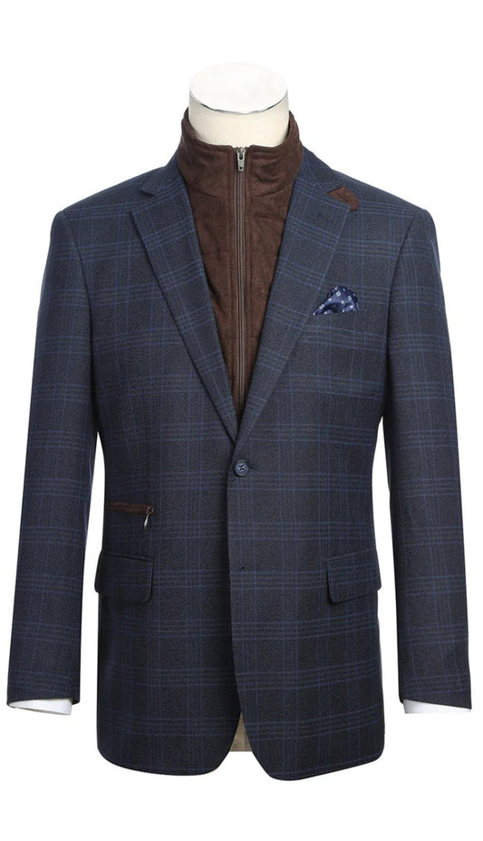 Renoir 294-34-BLUE Mens Blazer