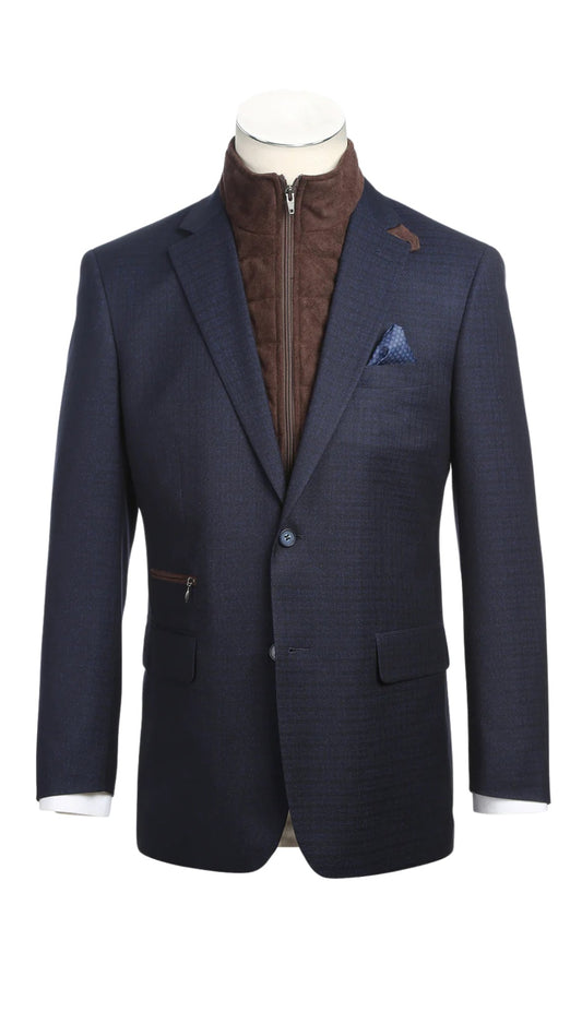 Renoir 294-42-NAVY Mens Blazer