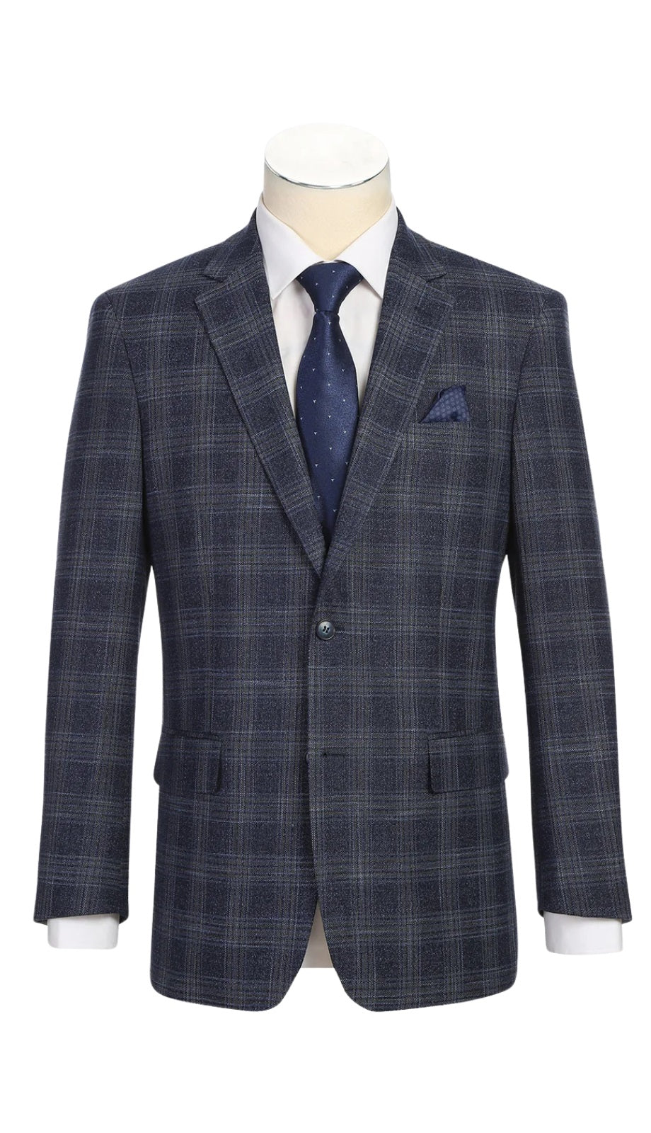 Renoir 294-46-NAVY Mens Blazer