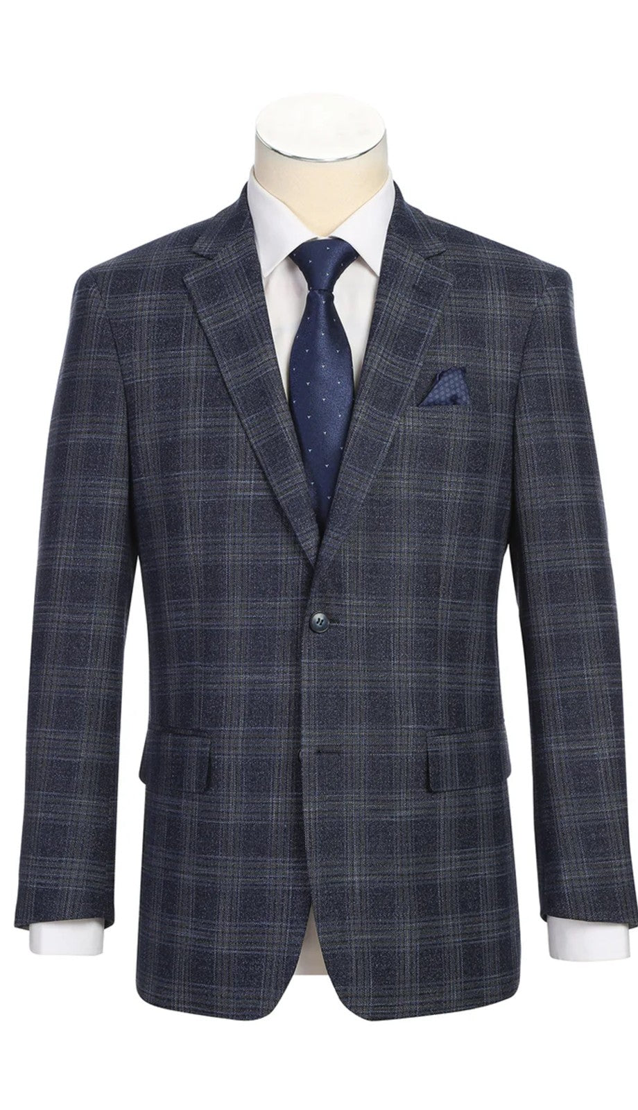 Renoir 294-46-NAVY Mens Blazer