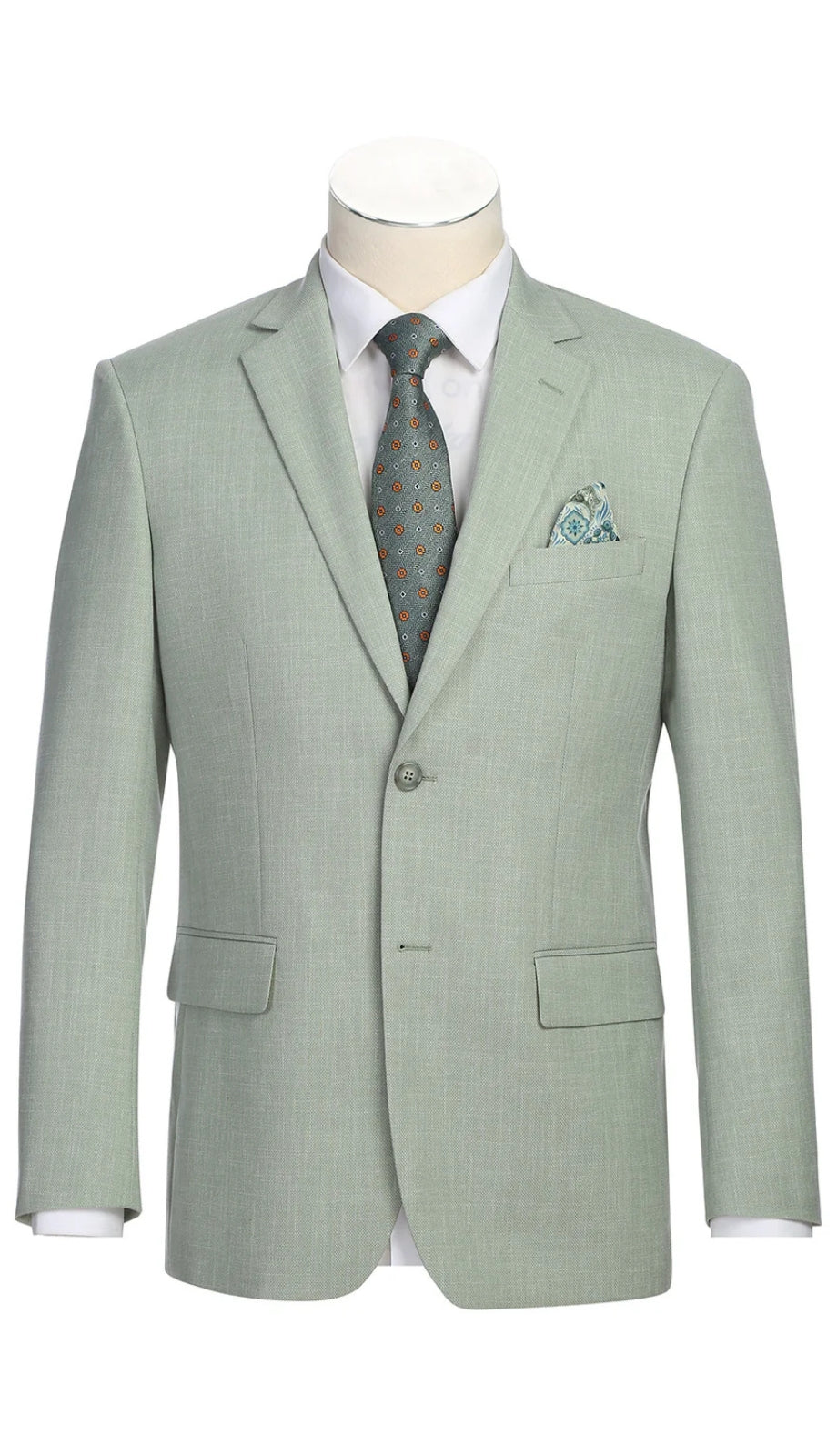 Renoir 294-58-LIGHT GREEN Mens Blazer