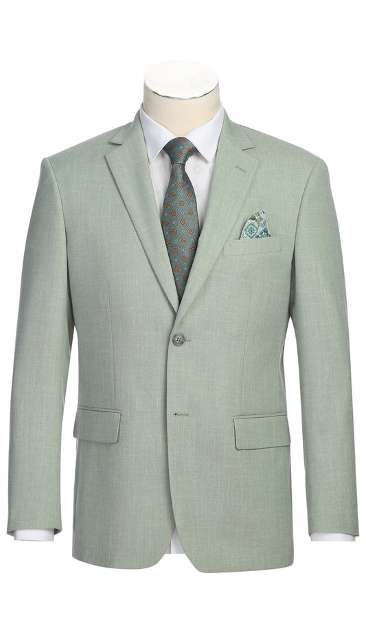 Renoir 294-58-LIGHT GREEN Mens Blazer