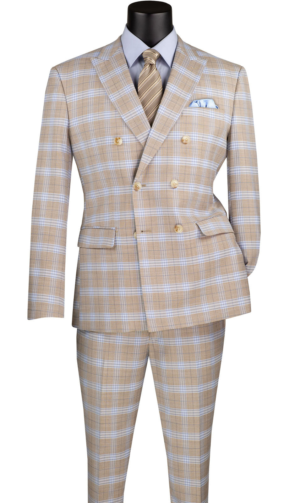 Vinci  SDW-2-TAN Mens Suit