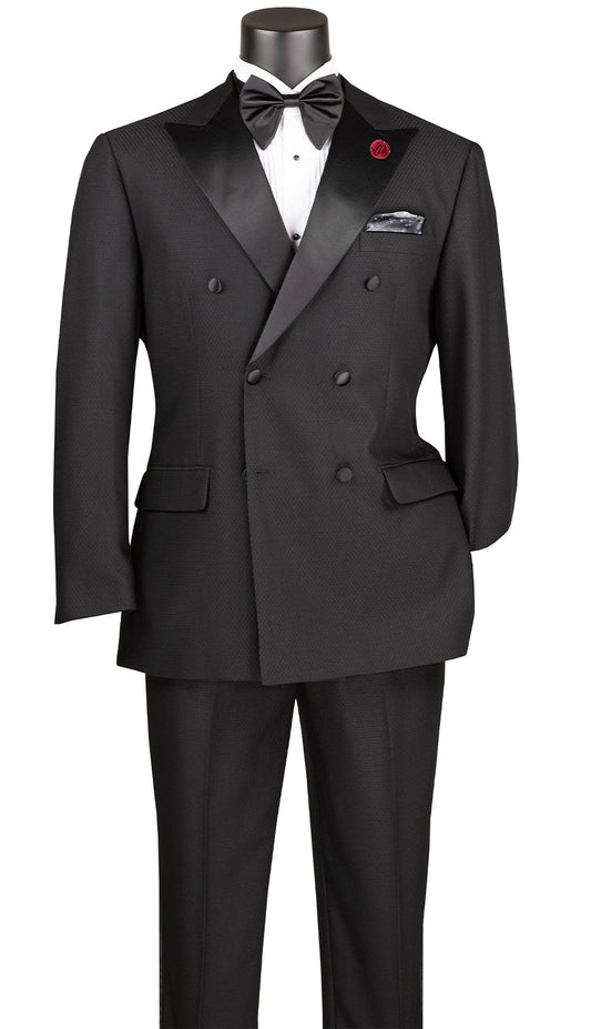 Vinci TMDB-1-BLK Mens Suit