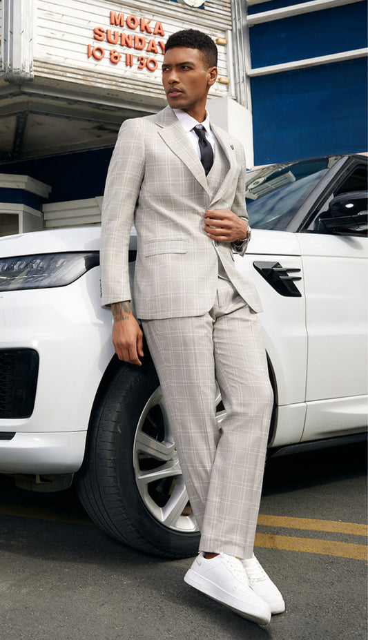 Stacy Adams SM152H1-GRY Mens Suit