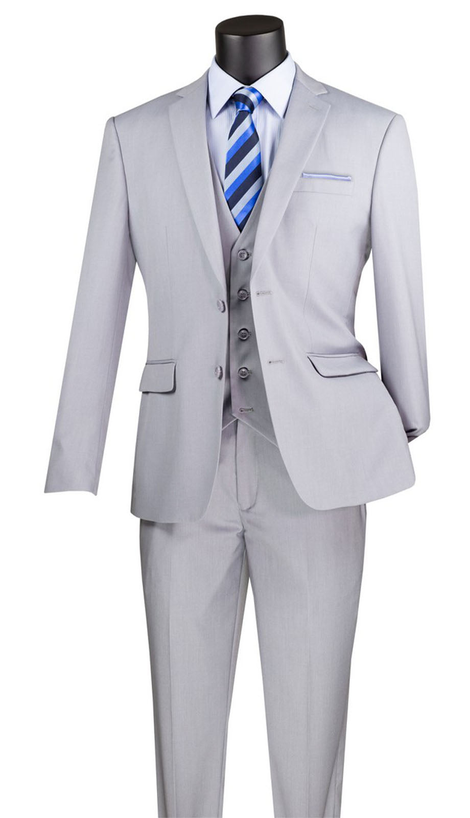 Vinci  SV2900-GRY Mens Suit
