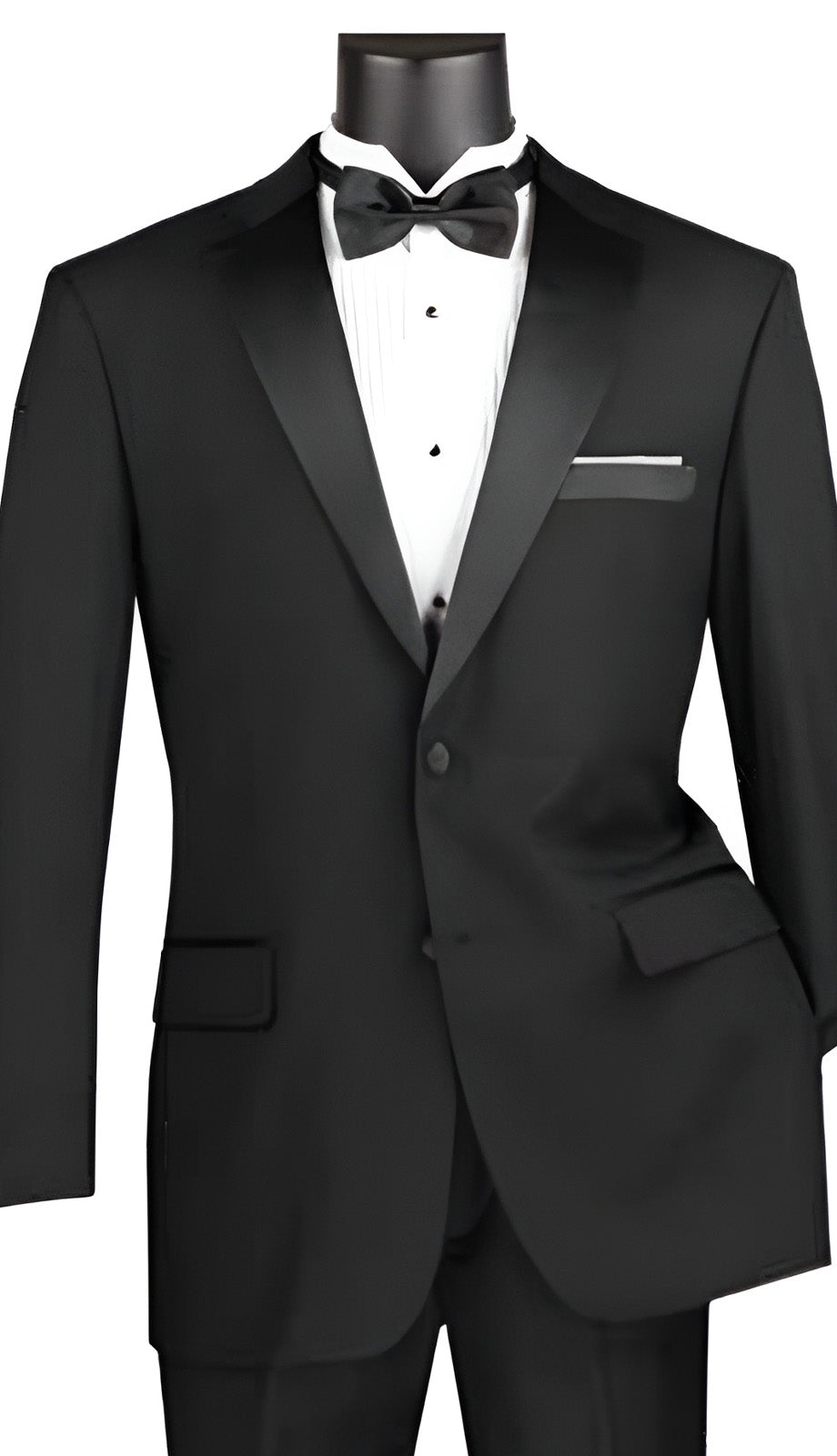Vinci 900-BLK Mens Church Suit