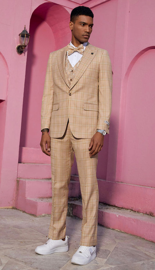 Stacy Adams SM153H1-ORG Mens Suit