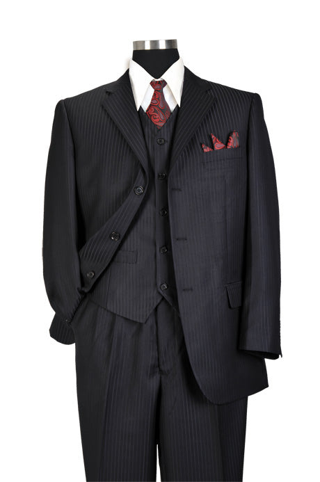 Milano Moda 5802V3K-BL Mens Suit