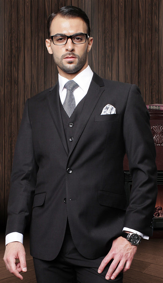 Statement  TZ-100-BK Mens Suit