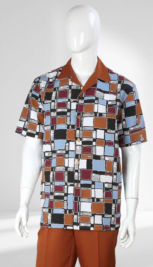 Iconic T2059-BRN Walking Suit