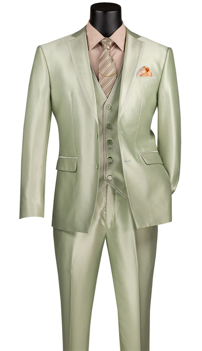 Vinci  SV2D-1-SAGE Mens Suit