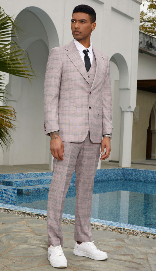 Stacy Adams SM154H1-GRY Mens Suit