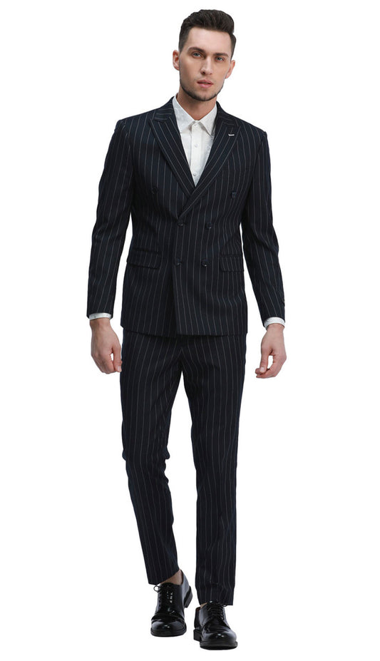 Tazzio M340SK-NAVY Mens Suit