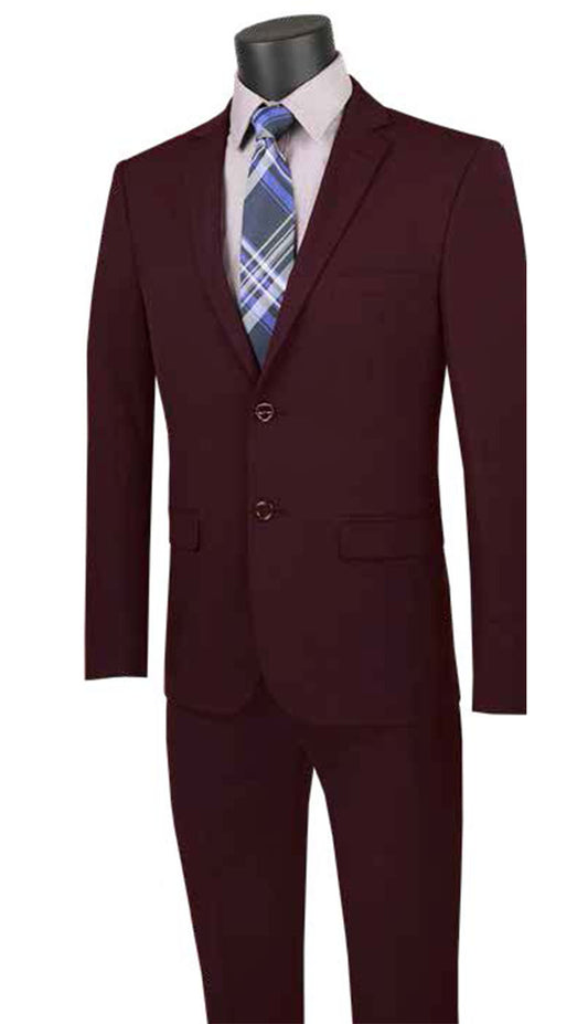 Vinci  USDX-1-BUR Mens Suit