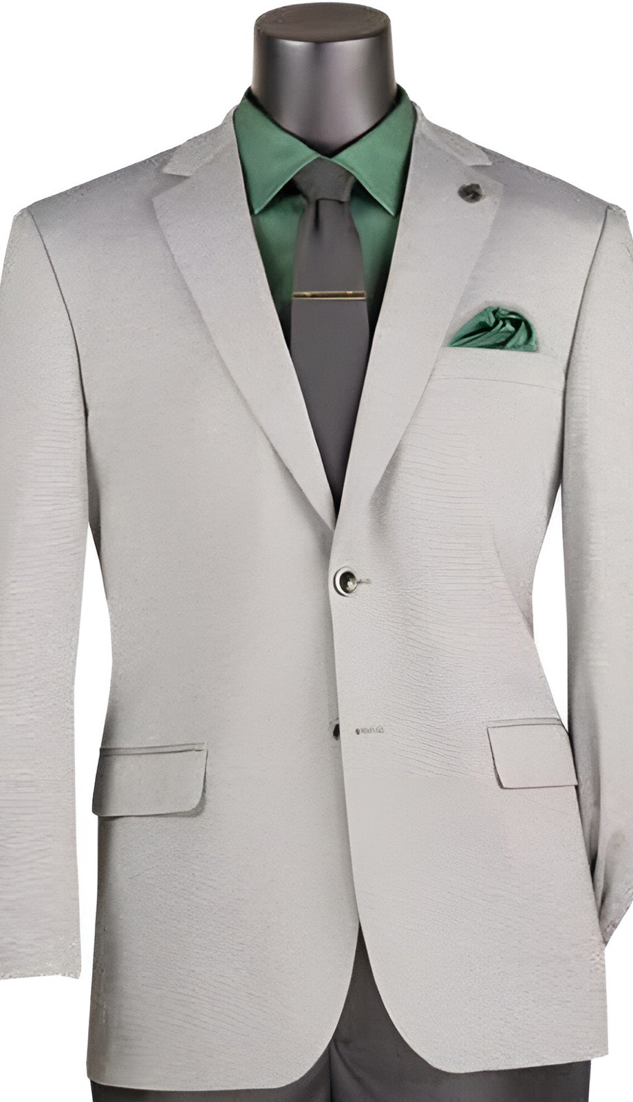 Vinci BRK-4-GRY Mens Church Suit