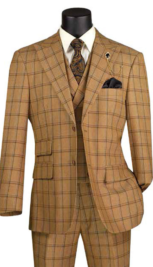 Vinci  MV2W-2-CML Mens Suit