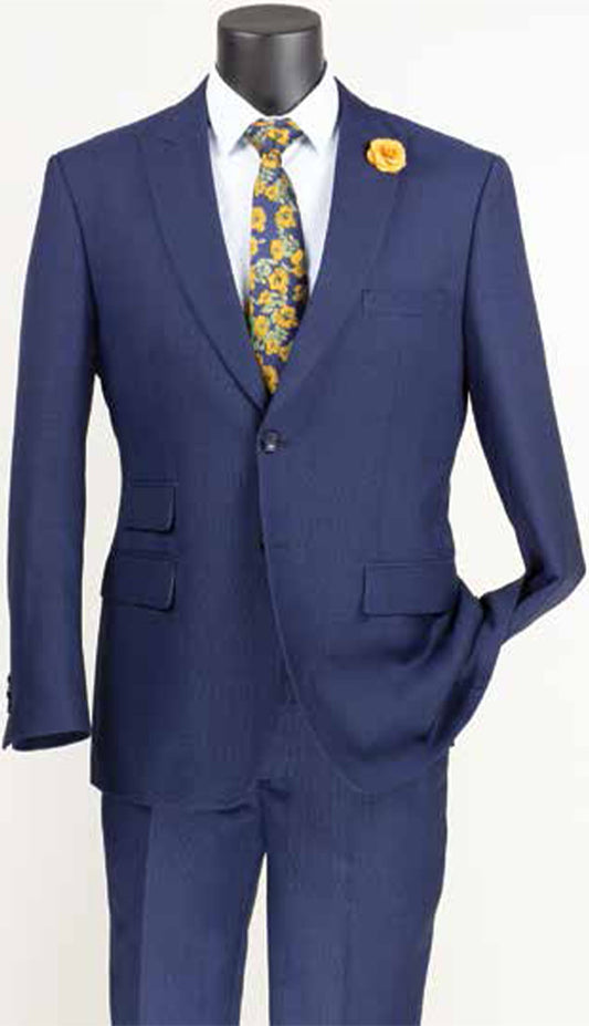 Vinci  MRW-1-BLU Mens Suit