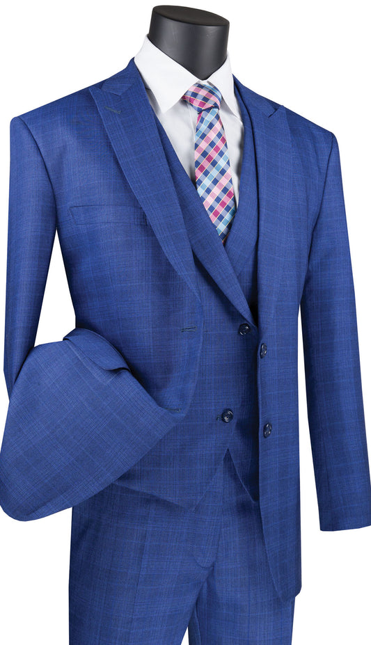 Vinci MV2W1-BL Mens Suit