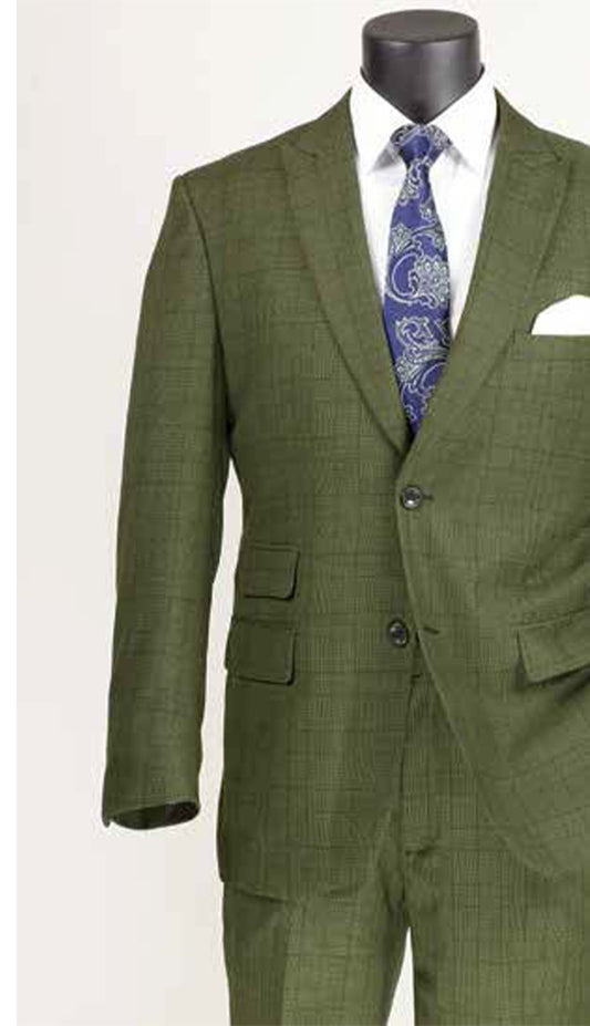 Vinci  MRW-1-OLI Mens Suit